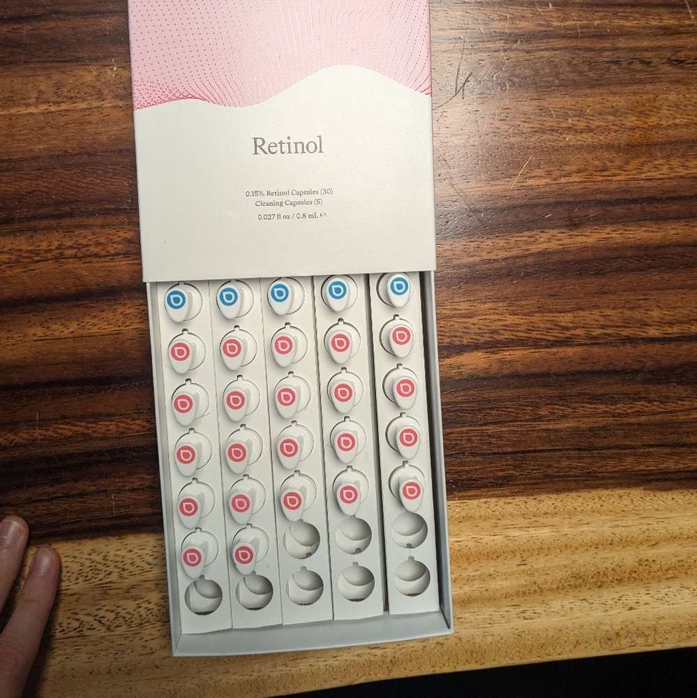droplette Retinol capsules OPEN BOX, MISSING 8 CAPSULES